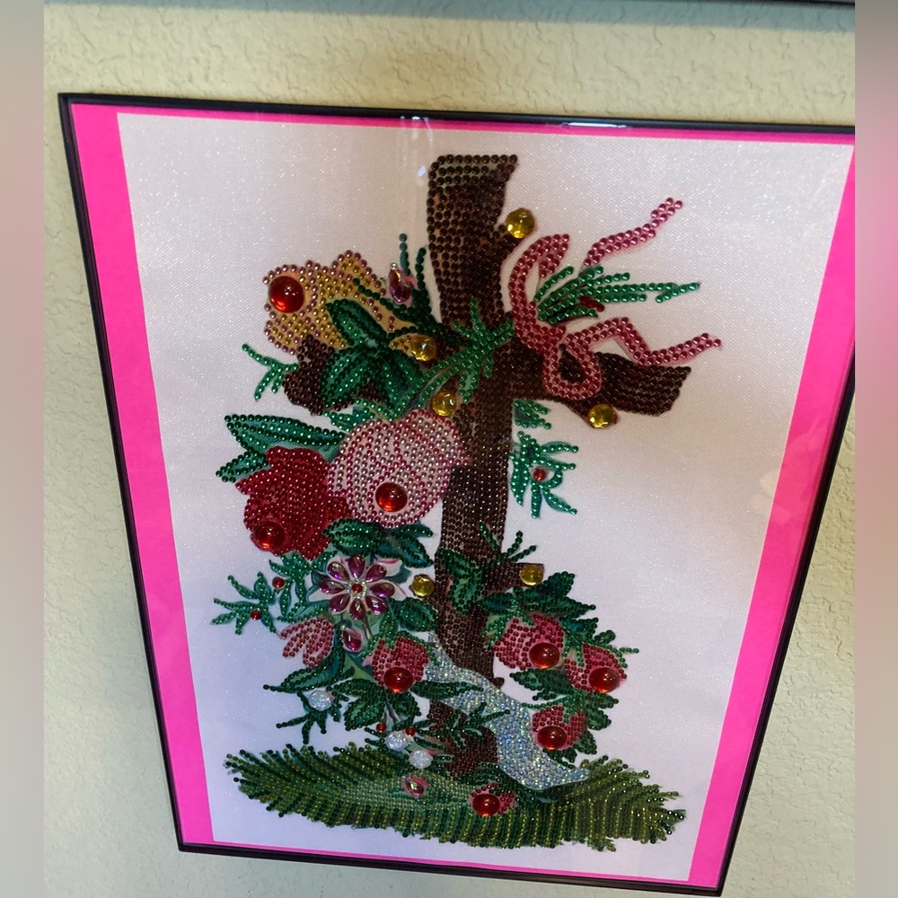Finished Crystal Rhinestone Cross Diamond Painting